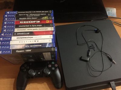 Лот: 16204729. Фото: 1. Sony Playstation 4 Slim 500 GB... Консоли