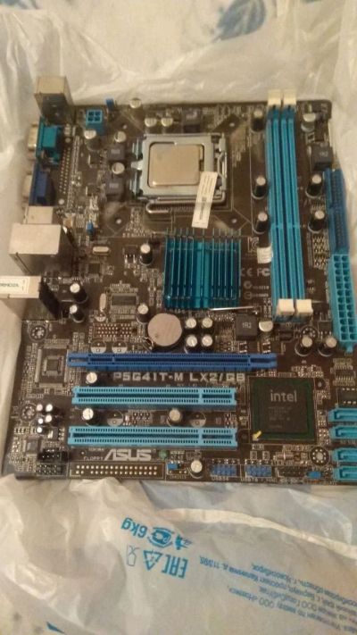 Лот: 16991383. Фото: 1. Материнская плата Asus P5G41T-M... Материнские платы
