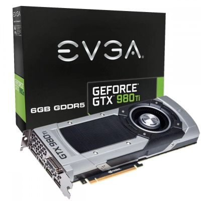 Лот: 10788523. Фото: 1. Видеокарта EVGA GeForce GTX980Ti... Видеокарты