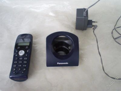 Лот: 871032. Фото: 1. радио телефон DECT Panasonic черный. DECT и радиотелефоны