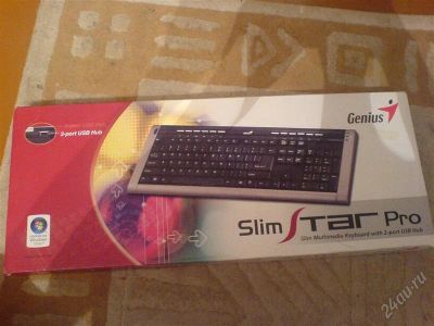 Лот: 2062570. Фото: 1. Клавиатура Genius usb + 2 port... Клавиатуры и мыши