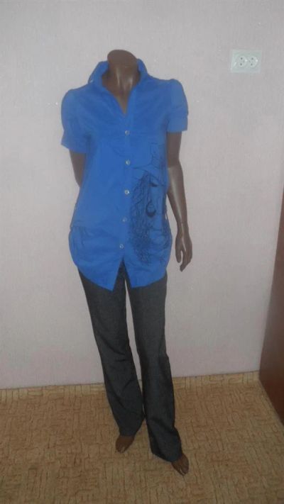 Лот: 3812624. Фото: 1. рубашка 44р. Блузы, рубашки, водолазки