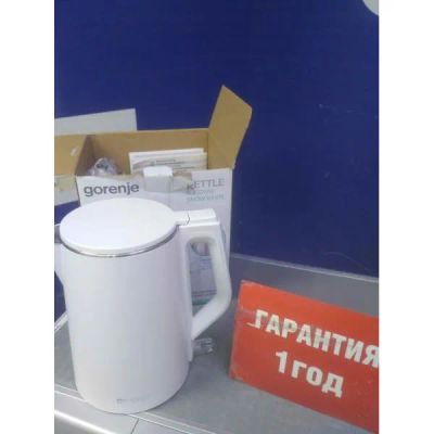 Лот: 25722730. Фото: 1. Чайник Gorenje K15DWW. Чайники, кофемашины, кулеры