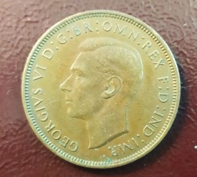 Лот: 19269634. Фото: 1. Великобритания 1 пенни 1938 Георг... Великобритания и острова