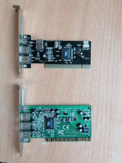 Лот: 13613487. Фото: 1. PCI FireWire контроллер TR-1394W... Платы расширения, контроллеры, доп. порты