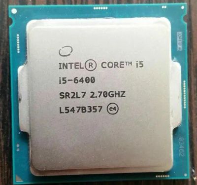 Лот: 19994594. Фото: 1. Процессор Intel core i5 6400 4... Процессоры