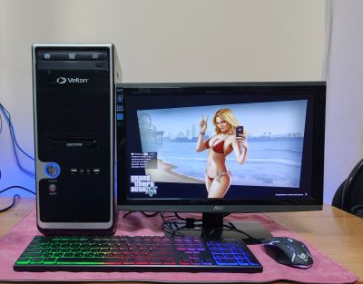 Лот: 24662440. Фото: 1. Компьютер для игр 4 core/8 Gb... Компьютеры в сборе