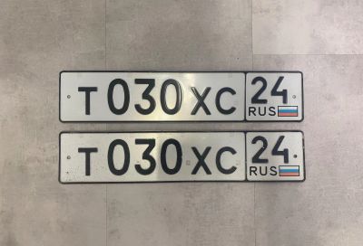 Лот: 21638293. Фото: 1. Т 030 ХС 24. Госномера