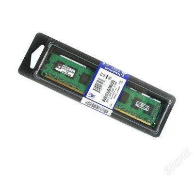Лот: 1076854. Фото: 1. память DDRIII 2GB Kingston pc10600... Оперативная память