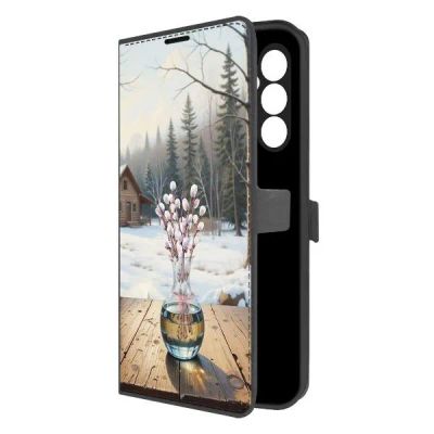 Лот: 25135171. Фото: 1. Чехол Krutoff Eco Book "Верба... Чехлы, бамперы