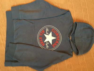 Лот: 6621490. Фото: 1. Толстовка CONVerse рост 152-158. Свитера, худи, толстовки