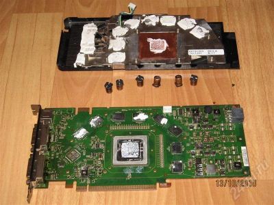 Лот: 561217. Фото: 1. Прожаренная в духовке GeForce... Видеокарты