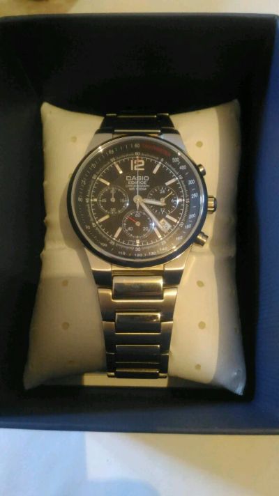 Лот: 11868880. Фото: 1. Часа Casio EF-500 хронограф,комплект. Оригинальные наручные часы