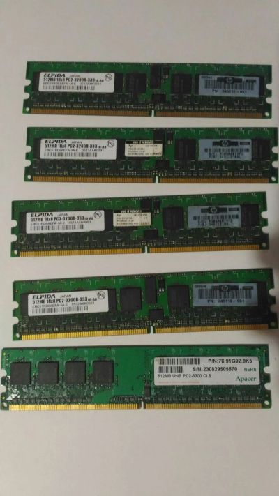 Лот: 8373723. Фото: 1. Оперативная память DDR2 512MB... Оперативная память