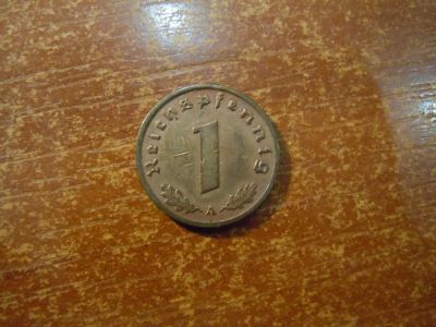 Лот: 25731921. Фото: 1. 1 пфенниг 1938г(A) Германия. Германия и Австрия