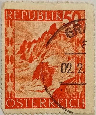 Лот: 25349798. Фото: 1. Марки_Австрии, 50 Австрийский... Марки