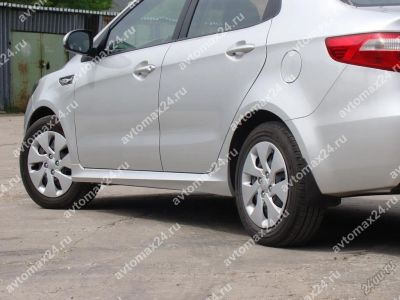 Лот: 6413135. Фото: 1. Обвес, Накладки на пороги, Kia... Детали тюнинга
