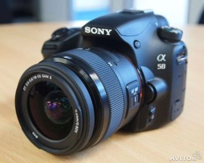 Лот: 7172068. Фото: 1. Фотоаппарат Sony Alpha SLT-A58. Цифровые зеркальные