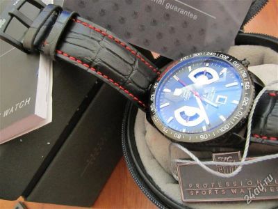 Лот: 1817627. Фото: 1. Ремешок Tag Heuer нат.кожа. Другие наручные часы