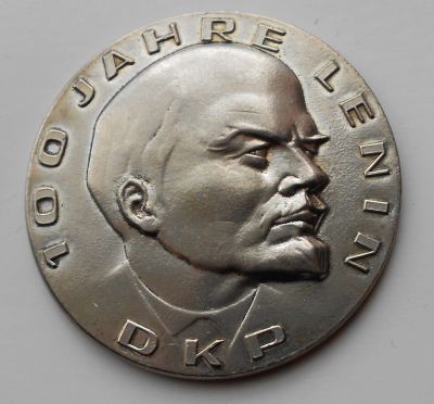 Лот: 14303987. Фото: 1. ГДР. Медаль 100 лет со дна рождения... Юбилейные