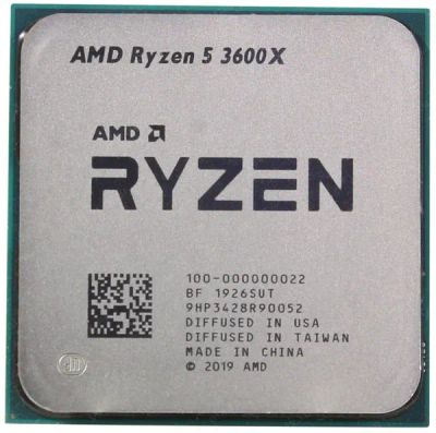 Лот: 24947100. Фото: 1. Процессор AMD AM4 Ryzen 5 3600X... Процессоры