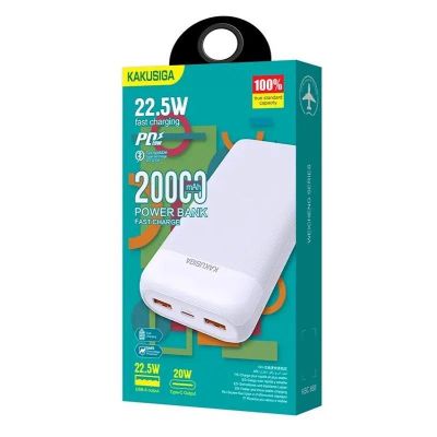 Лот: 22142972. Фото: 1. Power Bank KAKUSIGA KCS-888 20000mAh... Внешние, портативные аккумуляторы для смартфонов (Power bank)