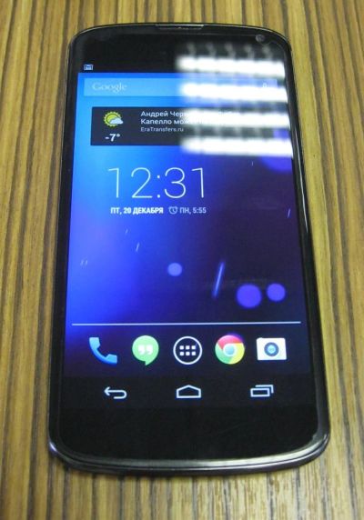 Лот: 3529138. Фото: 1. четырехядерный Google Nexus 4... Смартфоны