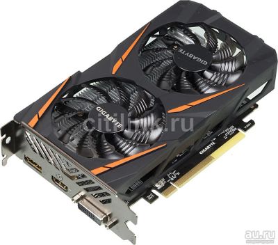 Лот: 9416826. Фото: 1. Видеокарта GIgABYTE Radeon RX... Видеокарты