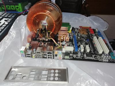 Лот: 18457305. Фото: 1. Комплект Asus p5k pro, Intel Xeon... Комплекты запчастей