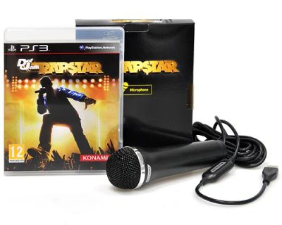 Лот: 5499874. Фото: 1. Def Jam Rapstar + микрофон ps3. Игры для консолей