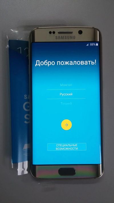 Лот: 6107144. Фото: 1. Samsung SM-G925F Galaxy S6 Edge... Смартфоны