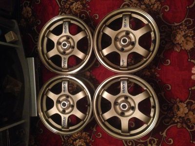 Лот: 11882682. Фото: 1. Rays Volk Racing TE37 R14, вес... Диски