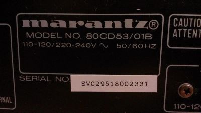 Лот: 3045444. Фото: 1. CD-проигрыватель Marants. CD-проигрыватели и чейнджеры