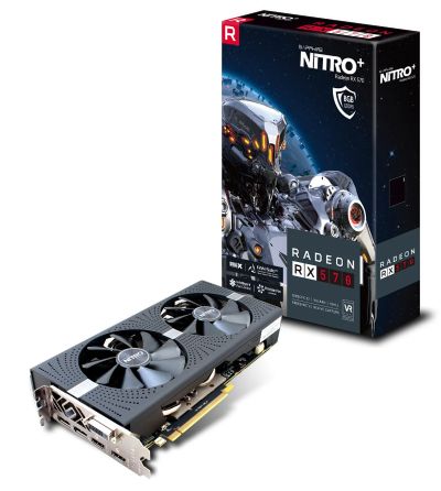 Лот: 18477453. Фото: 1. видеокарта sapphire rx 570 nitro... Видеокарты