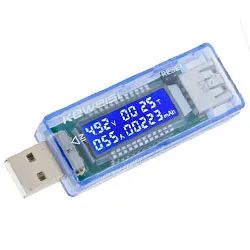 Лот: 19910904. Фото: 1. Тестер USB Keweisi KWS-V20, 3А... Радиолюбительский инструмент
