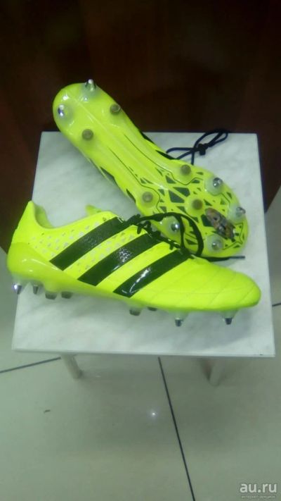 Лот: 15935141. Фото: 1. Размер 44 Бутсы Adidas с железными... Кеды, кроссовки, слипоны