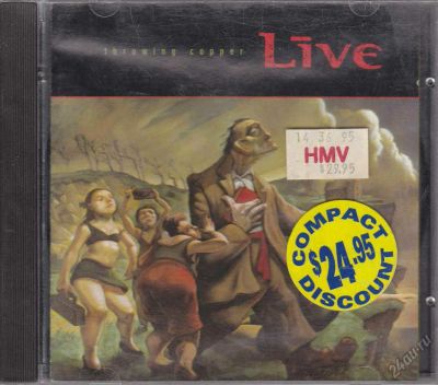 Лот: 5888806. Фото: 1. Live =Throwing Copper= 1994 CD... Аудиозаписи
