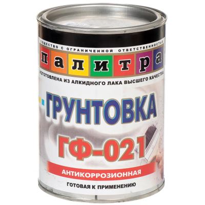 Лот: 24104913. Фото: 1. Грунтовка алкидная, Палитра, ГФ-021... Краски, лаки, растворитель