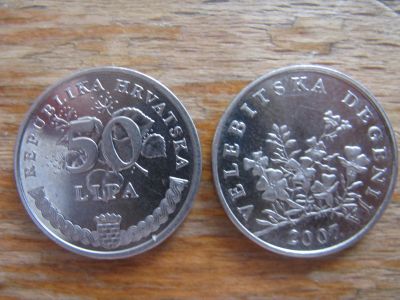 Лот: 21082139. Фото: 1. Монеты Европы. Хорватия 50 липа... Европа