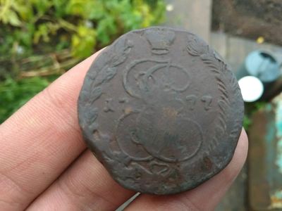 Лот: 14569054. Фото: 1. 5 копеек 1777 ем. Огромная. Россия до 1917 года