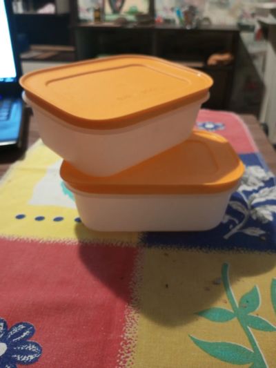 Лот: 20290102. Фото: 1. Контейнер Tupperware 450ml 2шт... Контейнеры, банки