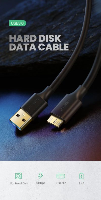 Лот: 24848624. Фото: 1. Кабель UGREEN US130 (10843) USB... Шлейфы, кабели, переходники