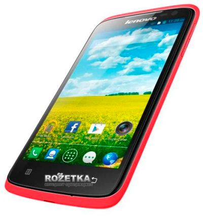 Лот: 3493226. Фото: 1. [В наличии] Lenovo S820 (красный... Смартфоны