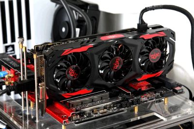 Лот: 12276211. Фото: 1. Видеокарта PowerColor AMD Radeon... Видеокарты