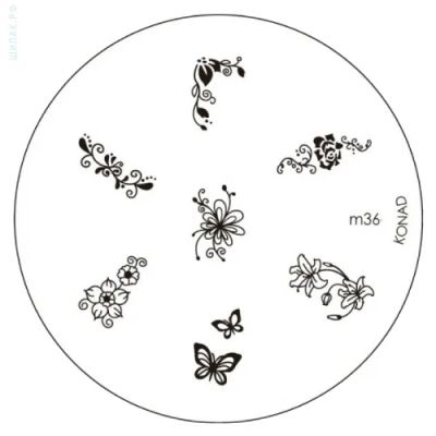 Лот: 7404668. Фото: 1. Диск KONAD m36 (стемпинг). Украшения, дизайн ногтей