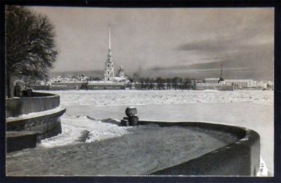 Лот: 6024710. Фото: 1. Открытка Ленинград. Зима. Петропавловская... Открытки, конверты