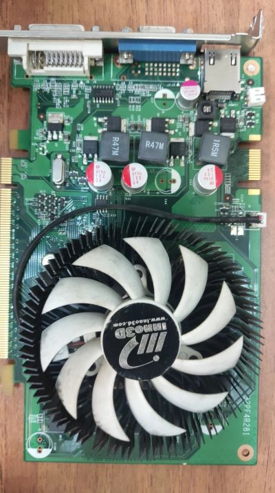 Лот: 18378393. Фото: 1. Видеокарта Geforce GF-9800gt 1GB... Видеокарты
