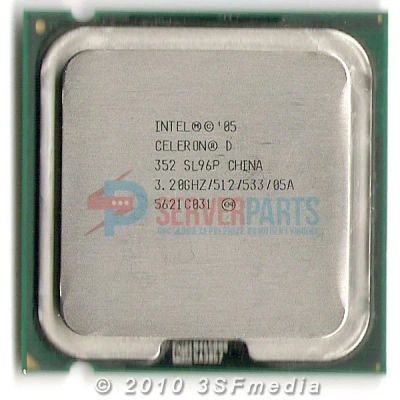 Лот: 10285141. Фото: 1. Процессор intel 05 celeron d 352... Процессоры