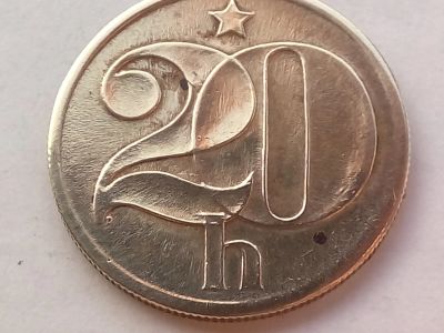 Лот: 16283035. Фото: 1. Монета Чехословакии 20 геллеров... Европа