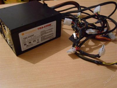 Лот: 2659643. Фото: 1. Блок питания Thermaltake TR2-430W... Корпуса, блоки питания